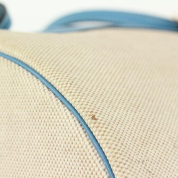 Hermès Blue Jean Leather x Toile Intercity Vanity - Picture 5 of 13